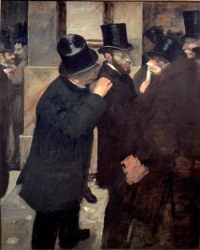 A tőzsdén alkotó: Edgar Degas