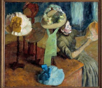 At the milliner