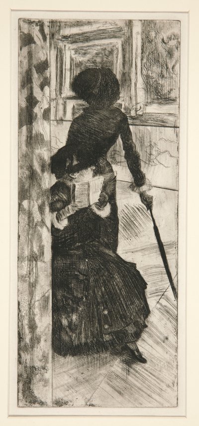 A Louvre-ban: festészet (Mary Cassatt) alkotó: Edgar Degas