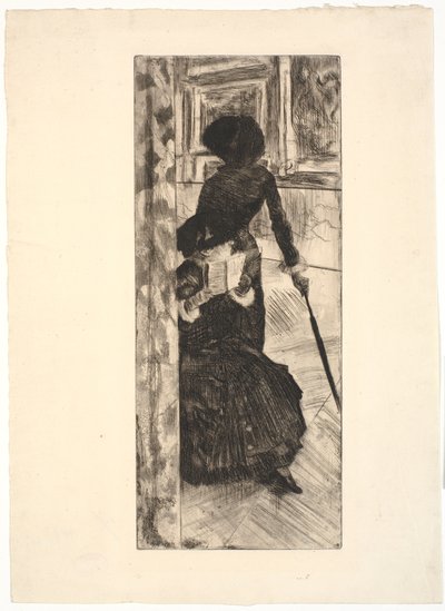A Louvre-ban: festészet (Mary Cassatt) alkotó: Edgar Degas