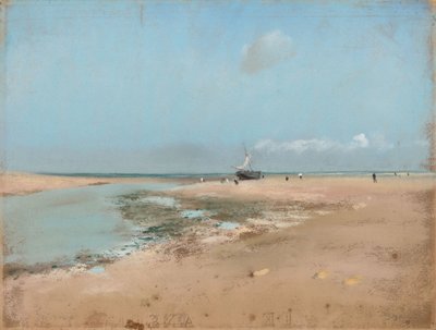 Strand apálykor (a folyó torkolatánál) alkotó: Edgar Degas