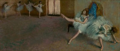 A balett előtt, 18901892. alkotó: Edgar Degas