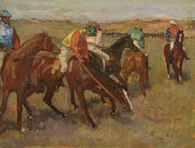 A Verseny előtt, 1882 körül alkotó: Edgar Degas