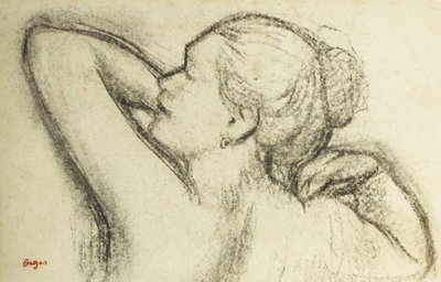 Nő mellszobra; Buste de Femme, alkotó: Edgar Degas