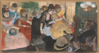 Kávéház-koncert alkotó: Edgar Degas