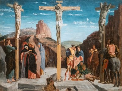 Kálvária (másolat Andrea Mantegna után). 1861. Olaj, vászon. alkotó: Edgar Degas