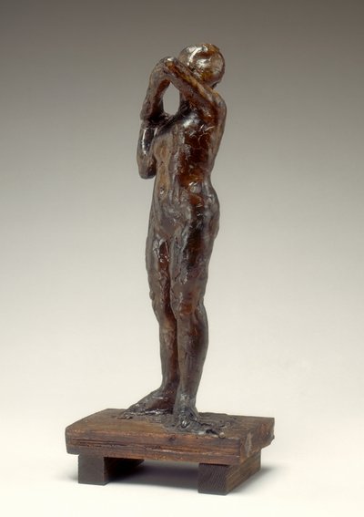 Táncosnő, aki megigazítja a vállpántját, 1880-as, 1890-es évek. alkotó: Edgar Degas
