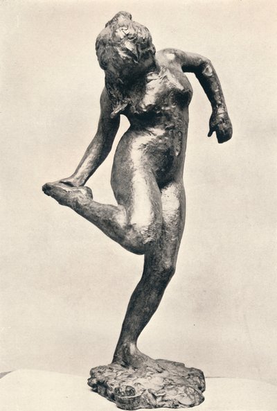 Táncosnő jobb lábának talpát nézi, c1900 alkotó: Edgar Degas