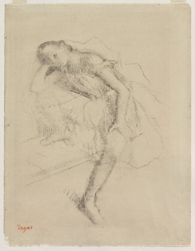 Táncos nyugalomban, c. 1895. alkotó: Edgar Degas