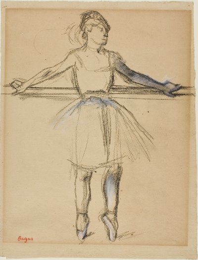 Táncos a bárban (on Point) alkotó: Edgar Degas