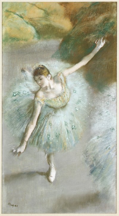 Zöld ruhás táncosnő alkotó: Edgar Degas