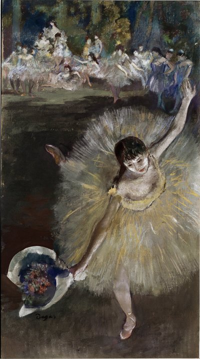 Táncoló lány (olaj, vászon) alkotó: Edgar Degas