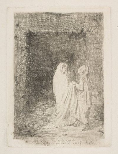 Dante és Vergilius, 1857. alkotó: Edgar Degas
