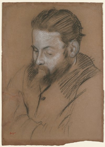 Diego Martelli, 1879. alkotó: Edgar Degas