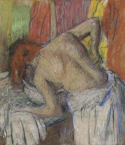 Hátát felmosó nő, c. 1895. alkotó: Edgar Degas