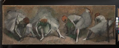 Táncosok fríze, 1895 körül alkotó: Edgar Degas