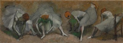 Táncosok fríze, c. 1895. alkotó: Edgar Degas