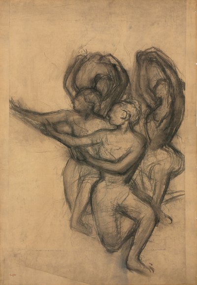 Táncosok Csoportja; Táncosok Csoportja, 1895-1900 körül alkotó: Edgar Degas