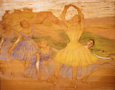 Táncosok Csoportja, 1895-1897 körül alkotó: Edgar Degas