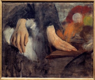 Kézi tanulmány a Bellelli család számára Edgar Degas (1834-1917) festménye 1859 V. 0,38x0,46 m Párizs, Muse d