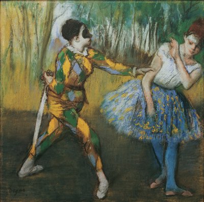 Harlekin és Colombine alkotó: Edgar Degas