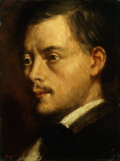 Férfi feje; Egy ember feje, 1864 körül alkotó: Edgar Degas