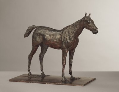 Horse Standing, mintázott 1870-es évek, öntvény 1919-21 alkotó: Edgar Degas