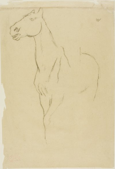 Ló fordult háromnegyedes alkotó: Edgar Degas
