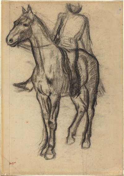 Ló és lovas alkotó: Edgar Degas