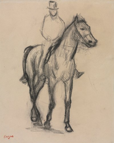 Ló és lovas alkotó: Edgar Degas