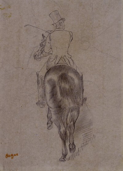 Vadász lovon alkotó: Edgar Degas