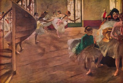 La Repetition, 1877 alkotó: Edgar Degas