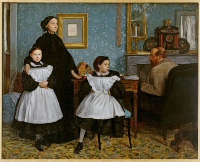 A Bellelli család alkotó: Edgar Degas