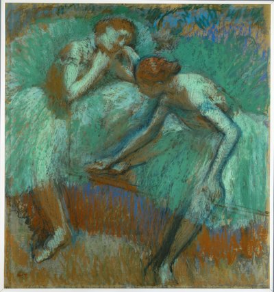 A nagy zöld táncosok alkotó: Edgar Degas