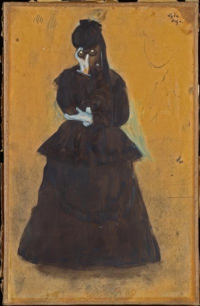 Lyda (Nő teleszkóppal) alkotó: Edgar Degas