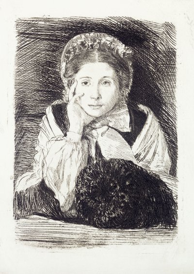 Marguerite, 1860-62 körül alkotó: Edgar Degas