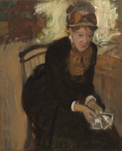 Mary Stevenson Cassatt (1844-1926), 1880-84 körül (olaj, vászon) alkotó: Edgar Degas