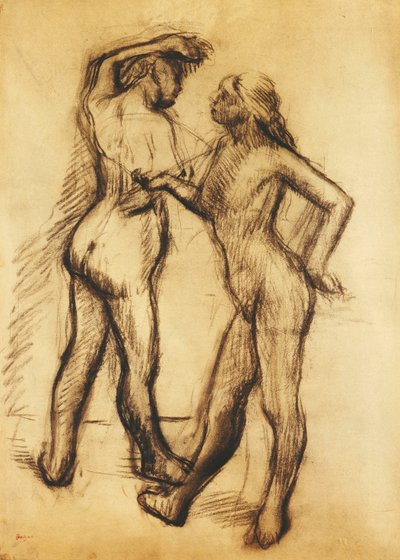 Meztelen tanulmány alkotó: Edgar Degas
