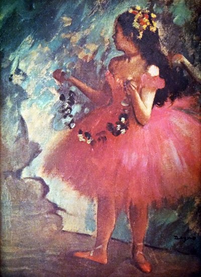 Edgar Degas festménye Táncos rózsaruhában címmel alkotó: Edgar Degas