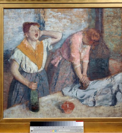 Edgar Degas (1834-1917) festményei. 1884/86. Nap. 0,76 x 0,81 m. Párizs, Musee d