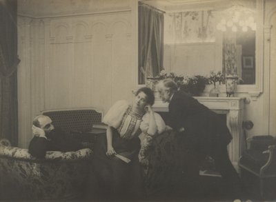 Paul Poujaud, Mme. Arthur Fontaine és Degas, 1895. alkotó: Edgar Degas