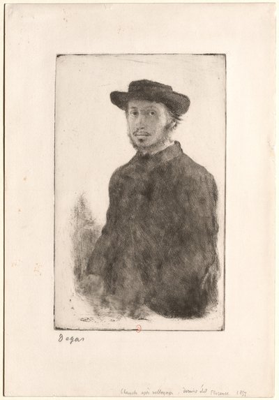 [Degas portréja] alkotó: Edgar Degas