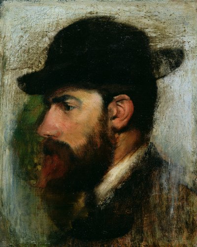 Henri Rouart (1833-1912) portréja 1871 alkotó: Edgar Degas