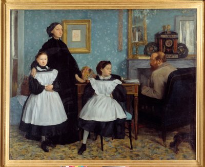 A Bellelli család portréja A festő néhány hónapot Toszkánában töltött nagybátyjainál, a Bellelli - Edgar Degas festménye (1834-1917) alkotó: Edgar Degas