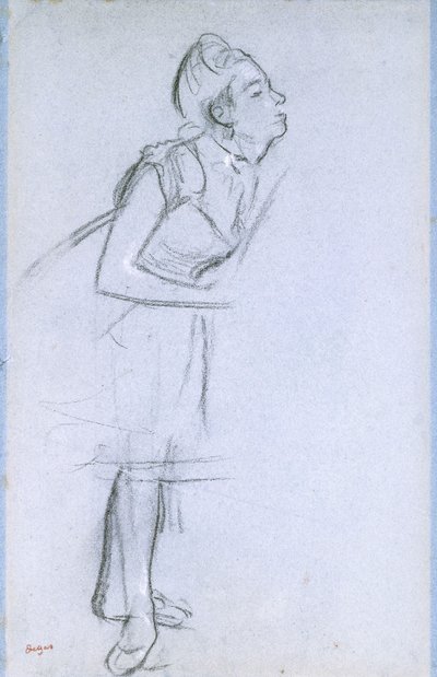 Egy táncos profilja, alkotó: Edgar Degas