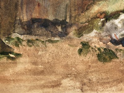 Sziklák Bagnoles-De-L"Orne-ban alkotó: Edgar Degas