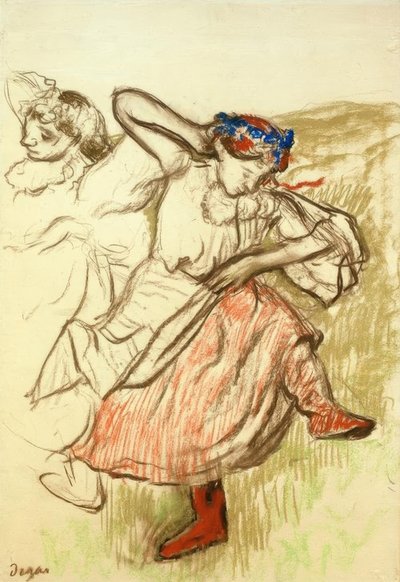 Orosz táncosok alkotó: Edgar Degas