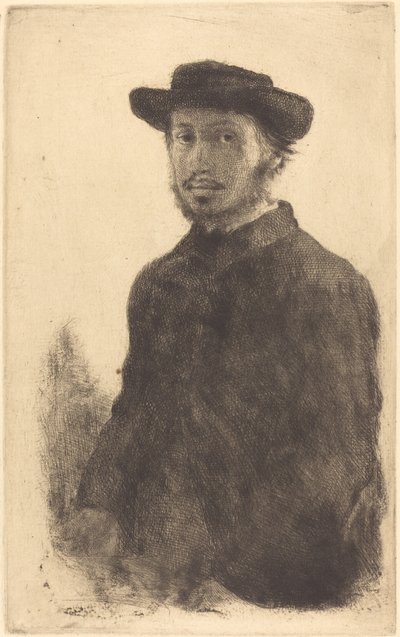 Önarckép (Edgar Degas, egyedül) alkotó: Edgar Degas