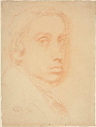 Önarckép, c. 1855. alkotó: Edgar Degas