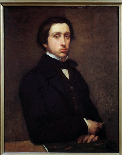 Önarckép vagy Degas Edgar Degas (1834-1917) portréfestészetében 1855 V. 0,81x0,64 m Párizs, musee d